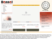 Tablet Screenshot of bansalenterprises.net